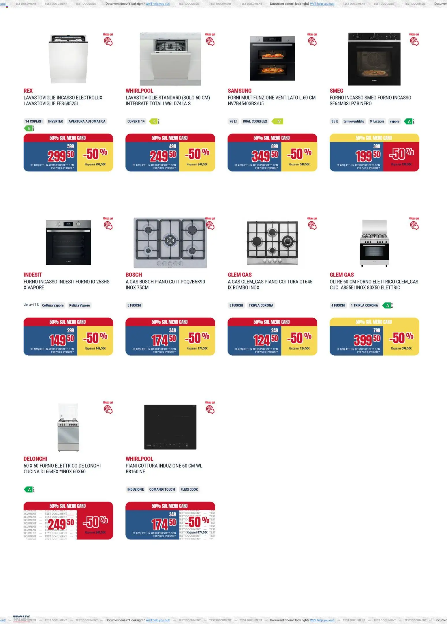 Volantino Trony del 04.12.2025 | Pagina: 19 | Prodotti: Lavastoviglie, Forno, Forno elettrico, Samsung