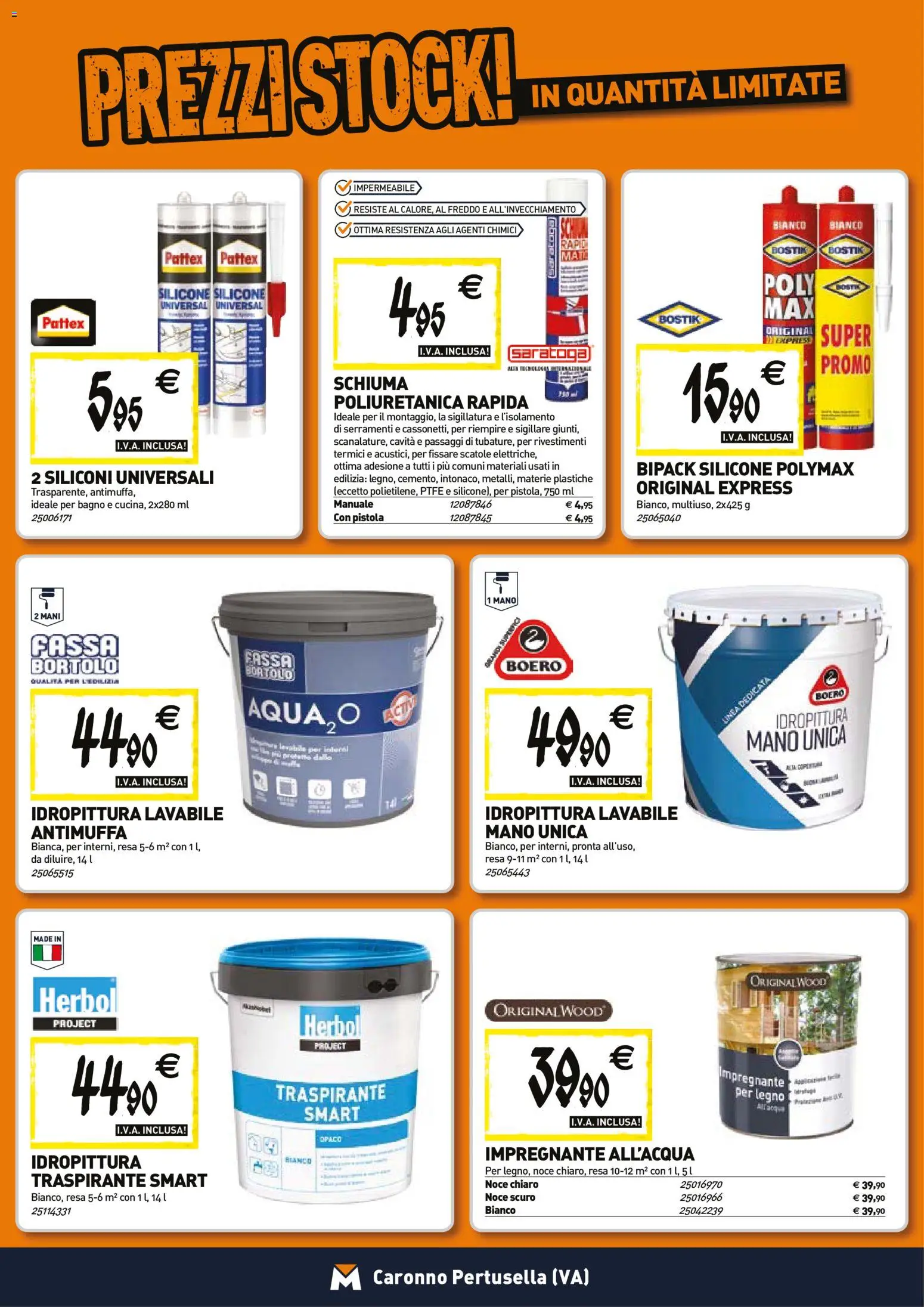 Volantino TECNOMAT del 23.04.2026 | Pagina: 12 | Prodotti: Impregnante, Silicone, Bagno