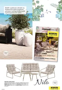 Náhled letáku Sconto nábytek katalog - Zahradní speciál od 01.01.2026 | Strana: 61 | Produkty: Polštáře, Křesla, Pohovka, Stolek