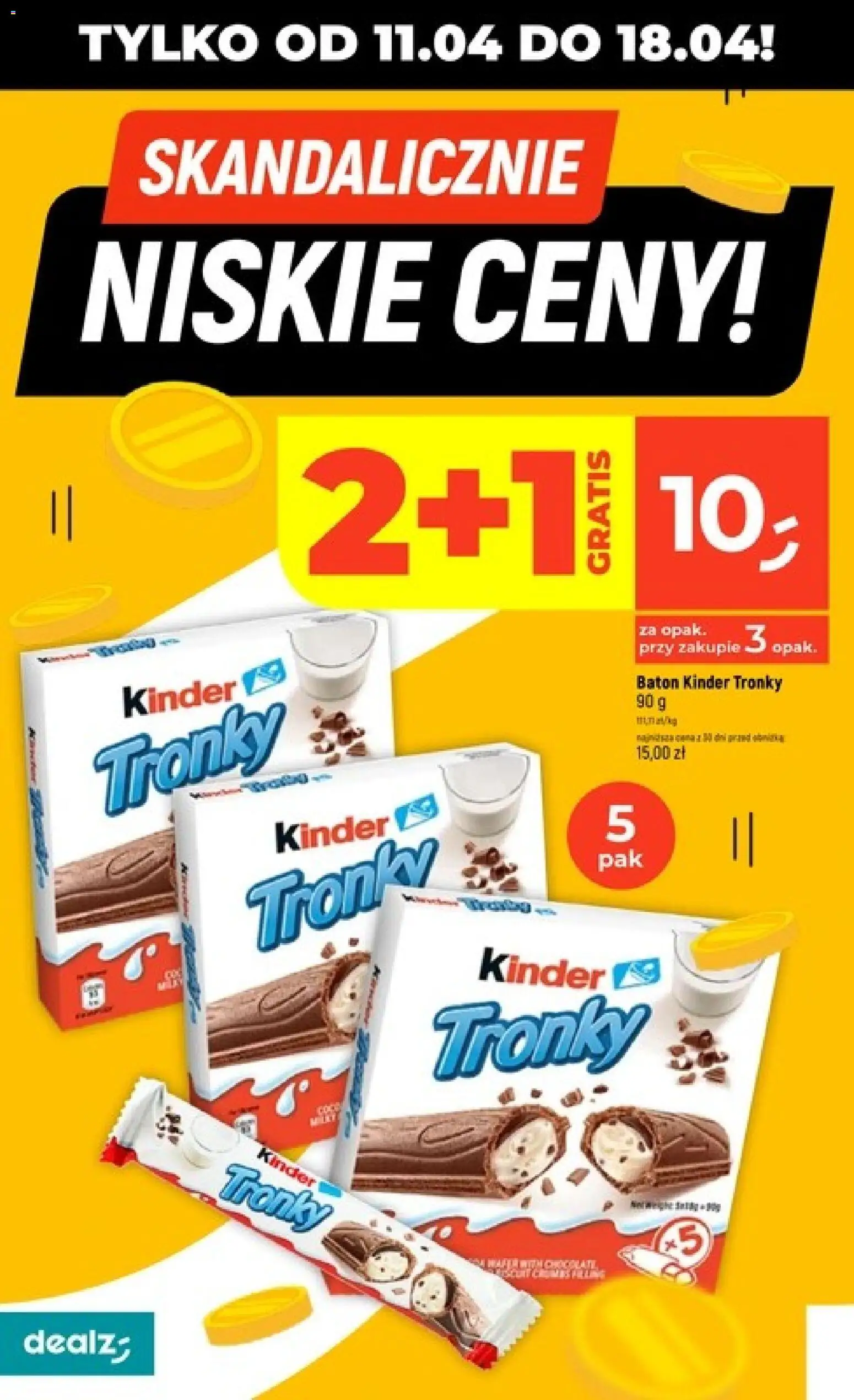 Dealz gazetka - Skandalicznie niskie ceny od 11.04.2026 | Strona: 2 | Produkty: Baton
