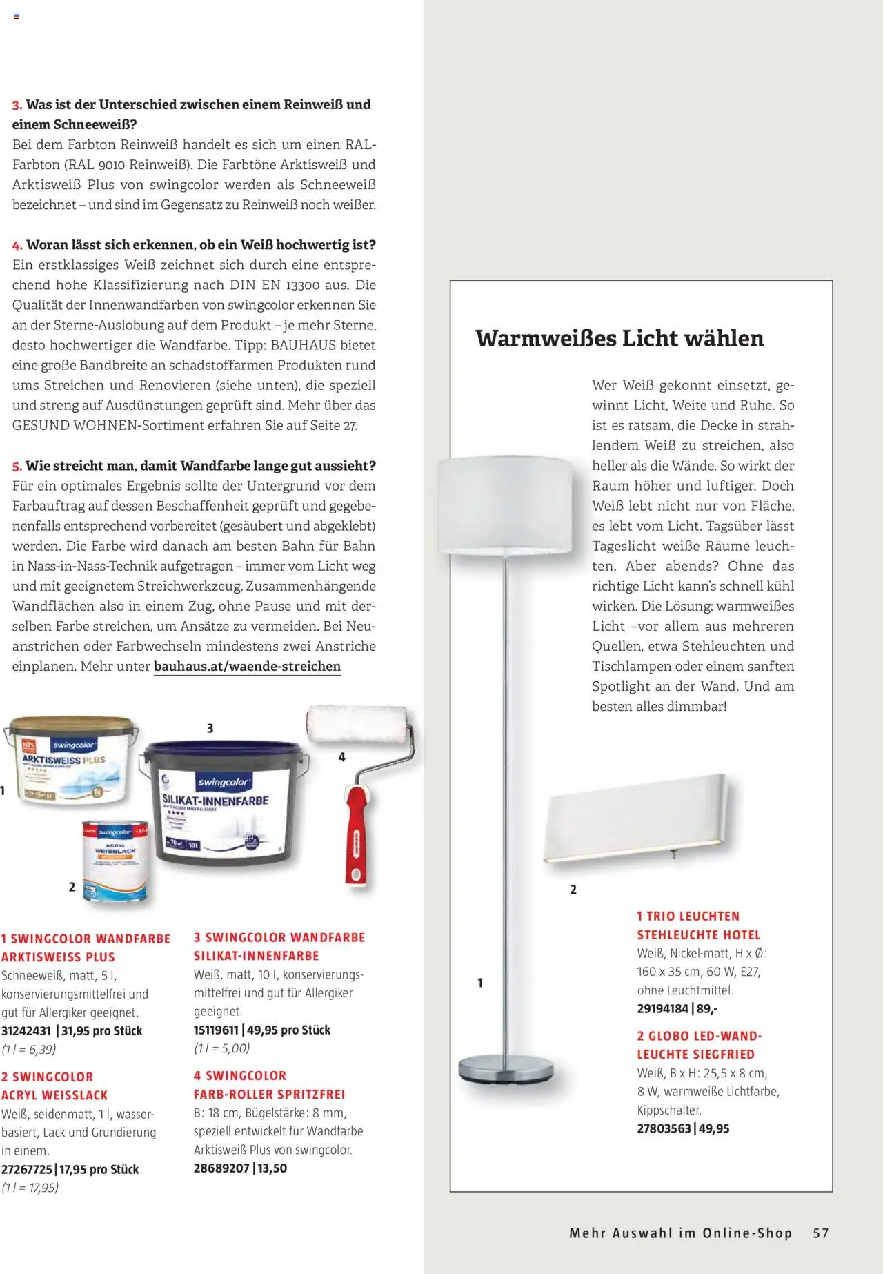 Bauhaus Passt! gültig ab 01.10.2025 | Seite: 57 | Produkte: Wasser, Decke