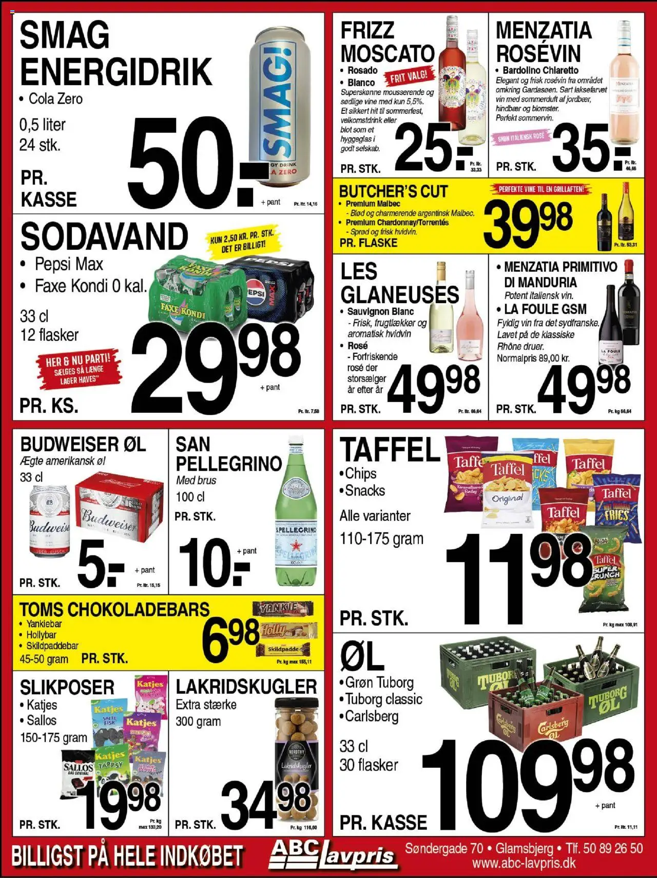 Abc Lavpris Tilbudsavis gyldig fra 06.08.2025 | Side: 7 | Produkter: Øl, Hindbær, Faxe Kondi, Søm