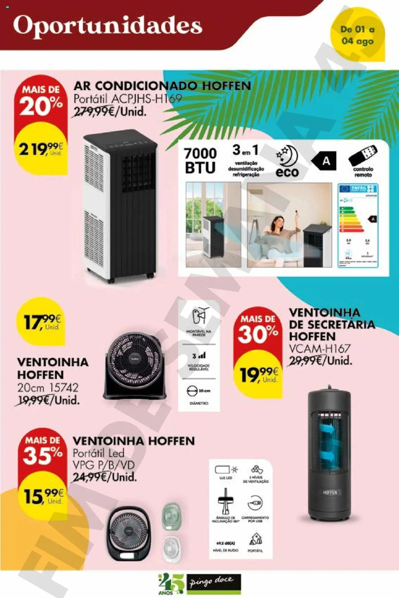 Pingo Doce Poupe este Fim de Semana │ válido de 01.08.2025 | Página: 18 | Produtos: Ar condicionado