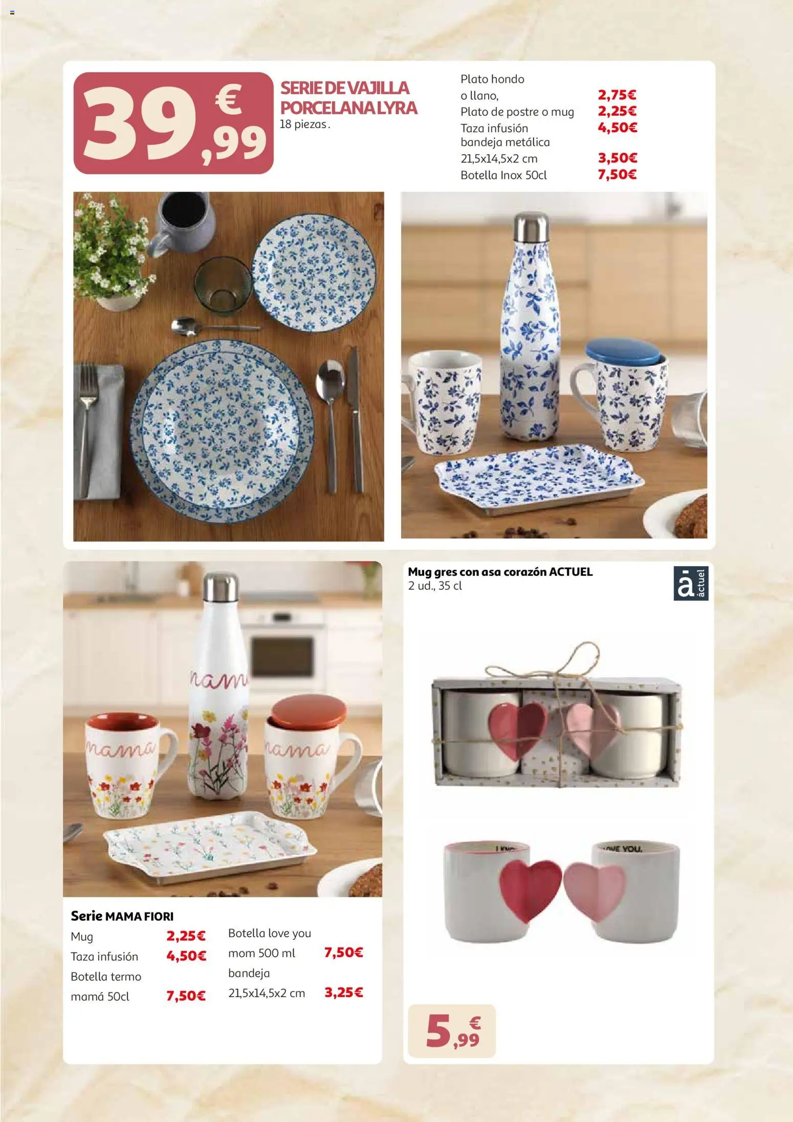 Alcampo - Dia de la madre 2026 │ válido desde el 21.04.2026 | Página: 21 | Productos: Βρεφικό κρεβάτι, Bandeja