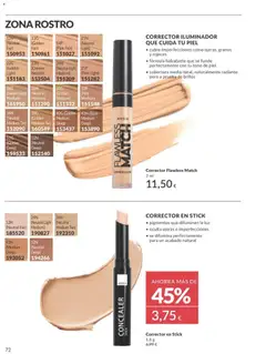 Vista previa Corrector Flawless Match, Corrector Flawless Match 3 ml válido desde el 01.11.2025 | Página: 72 | Productos: Corrector, Iluminador