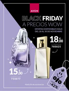 Vista previa Avon - Black Friday válido desde el 28.11.2025