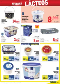 Makro - Precios Canarias │ válido desde el 07.07.2025 | Página: 23 | Productos: Queso, Yogur, Queso sin lactosa, Queso para untar