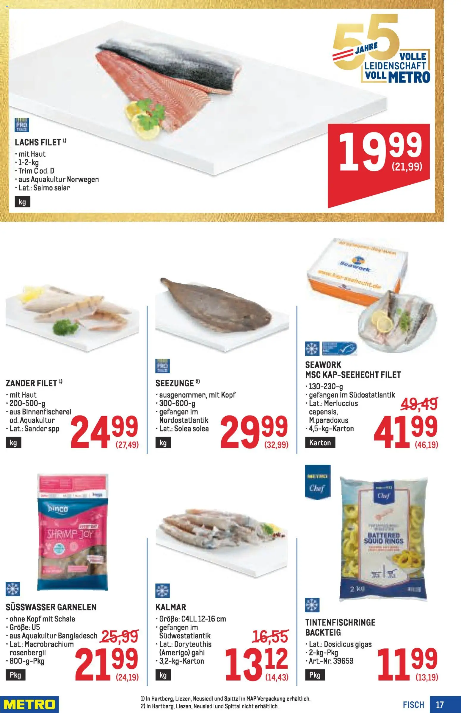 Metro angebote Profi MP08 gültig ab 02.04.2026 | Seite: 17 | Produkte: Fisch