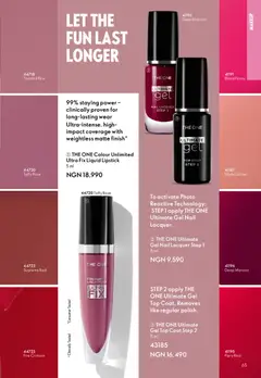 Offer preview "Oriflame Catalogue" | Page: 65 | Products: Lipstick, Coat