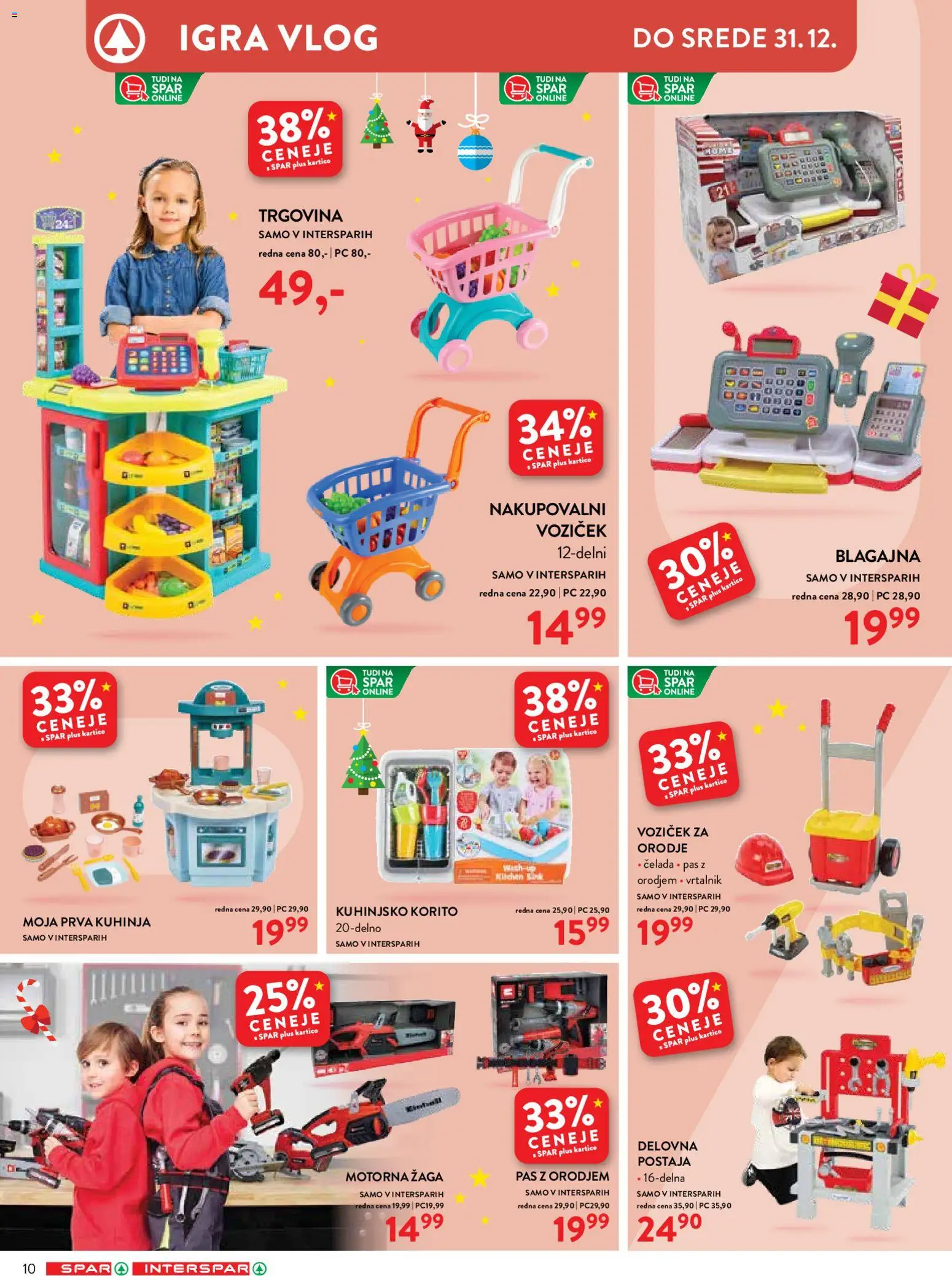 Novi Spar katalog ponudbe – veljaven od 12.11.2025 | Stran: 10 | Izdelki: Kuhinja, Vrtalnik, Čelada, Pas