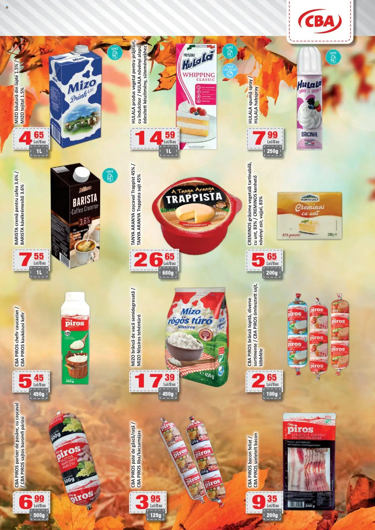 Noul catalog CBA – valabil de la 10.10.2025 | Pagină: 2 | Produse: Bacon, Cafea, Shake, Médailles