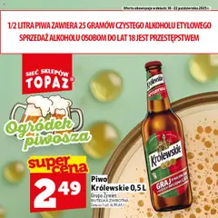 Pogląd oferty "Topaz Gazetka - Ogródek Piwosza" - ważna od 16.10.2025