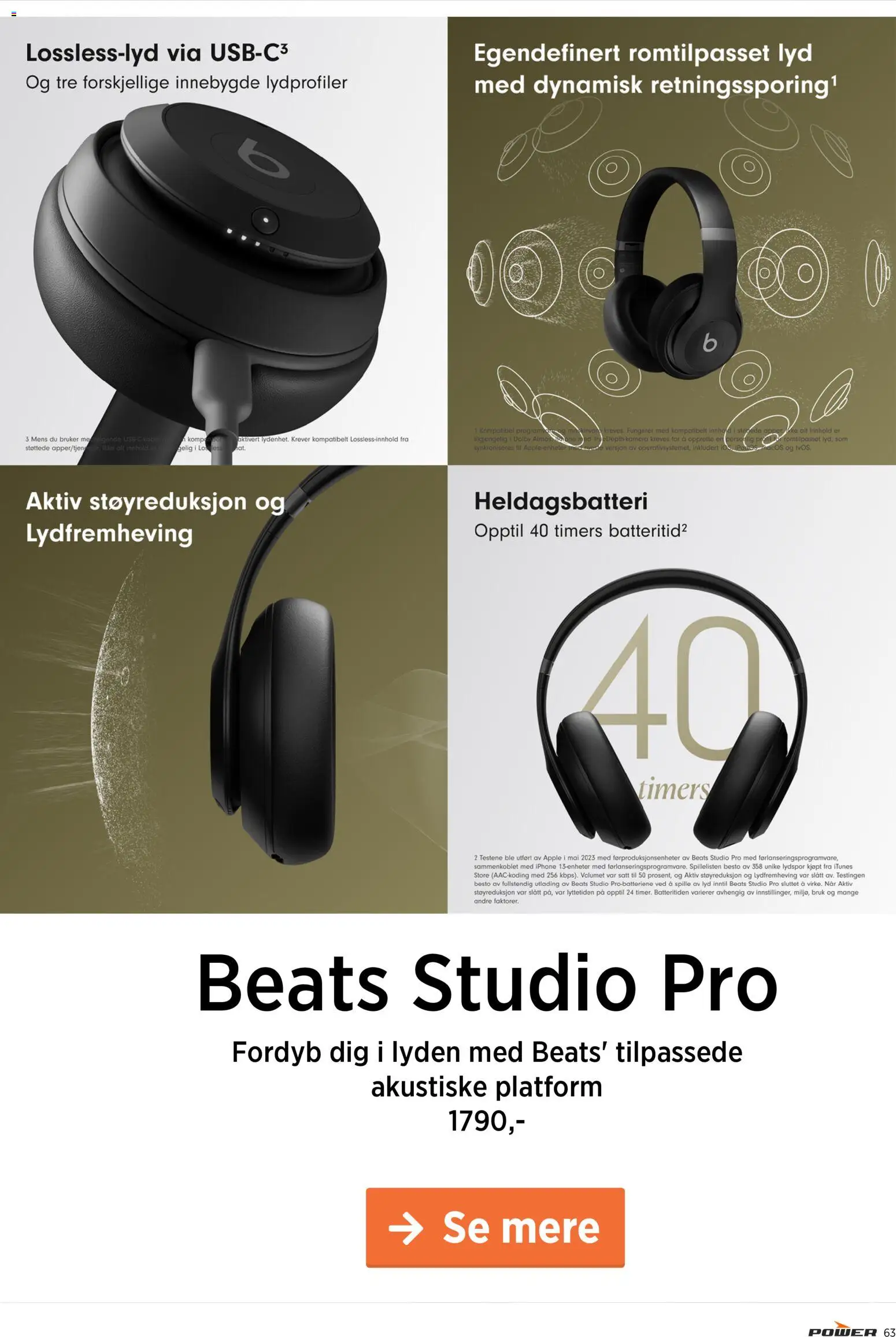 Power tilbudsavis – gyldig fra 12.11.2025 | Side: 63 | Produkter: Lyd, Søm