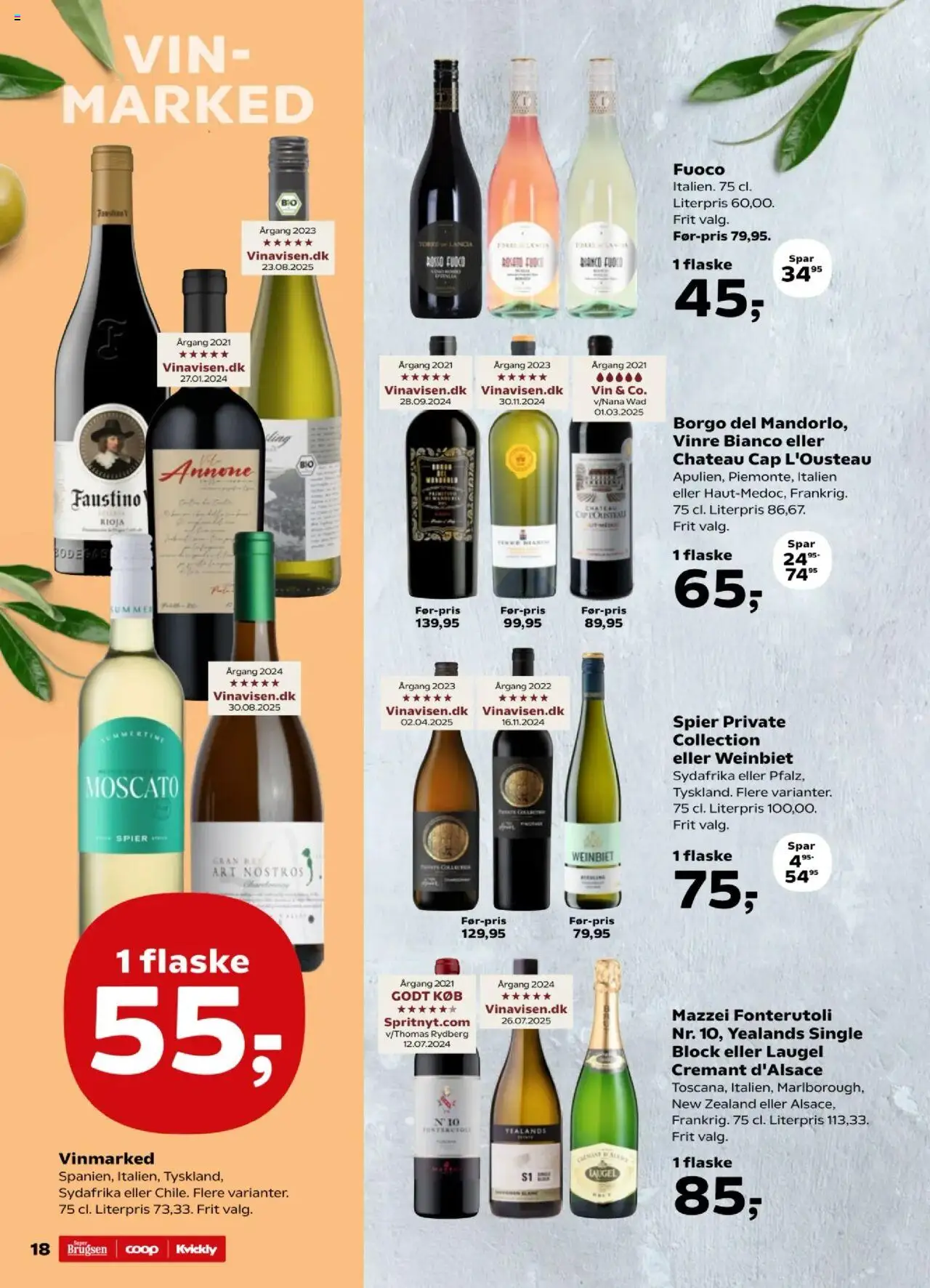 Kvickly tilbudsavis – gyldig fra 17.10.2025 | Side: 18 | Produkter: Vin