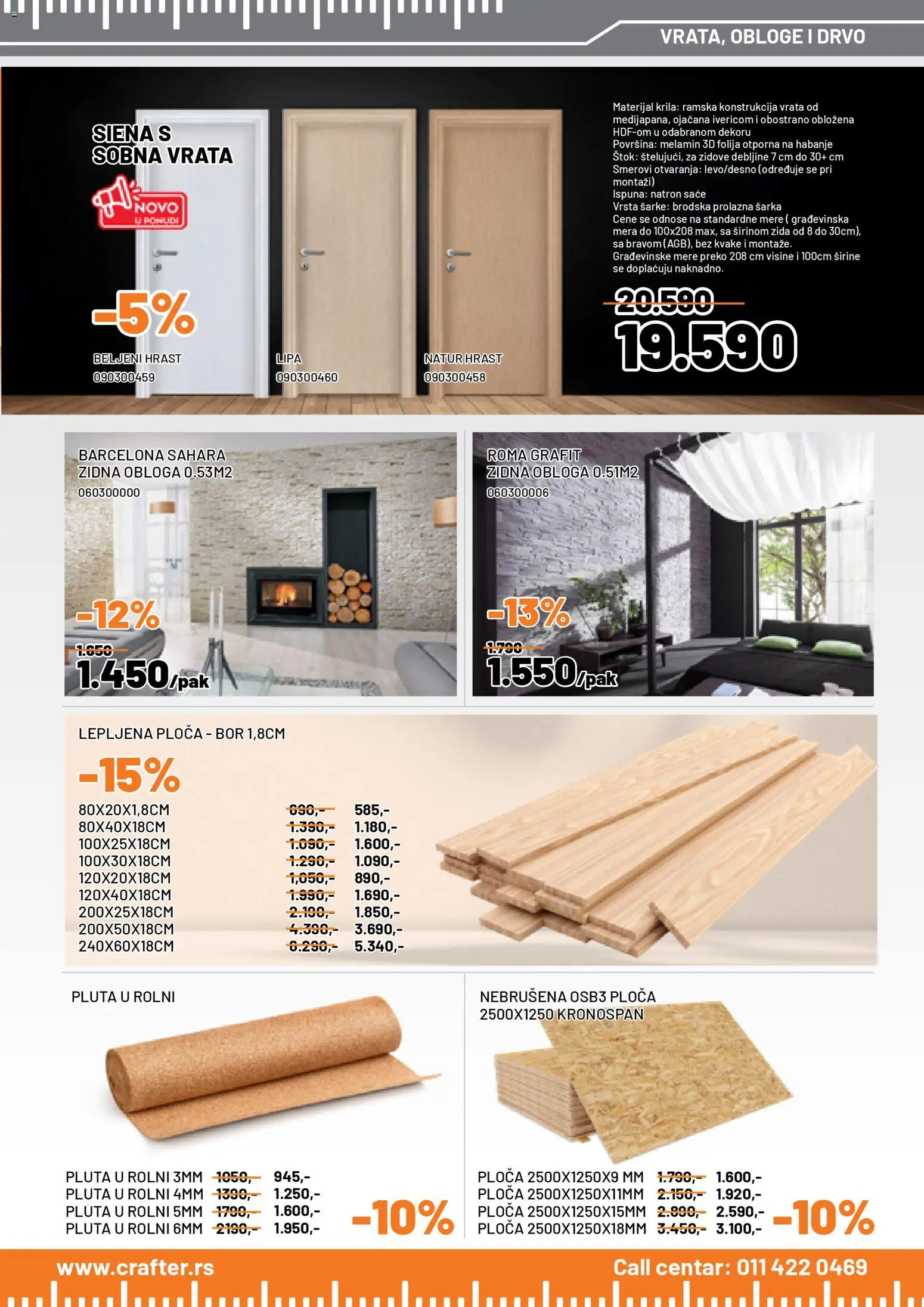 Crafter katalog - važi od 02.02.2026 | Strana: 11 | Proizvode: Vrata