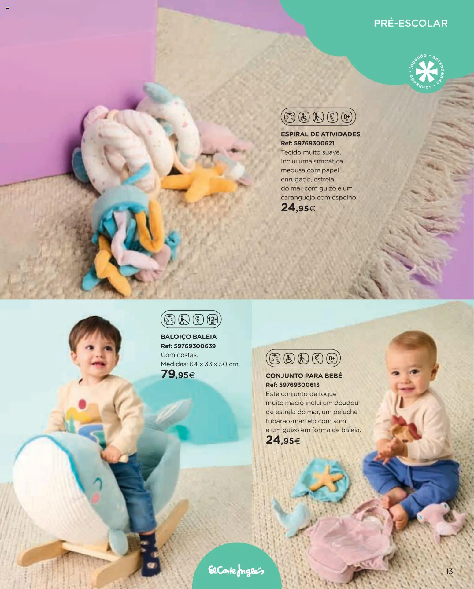 El Corte Ingles folheto │ válido de 11.11.2025 | Página: 13 | Produtos: Baloiço, Caranguejo