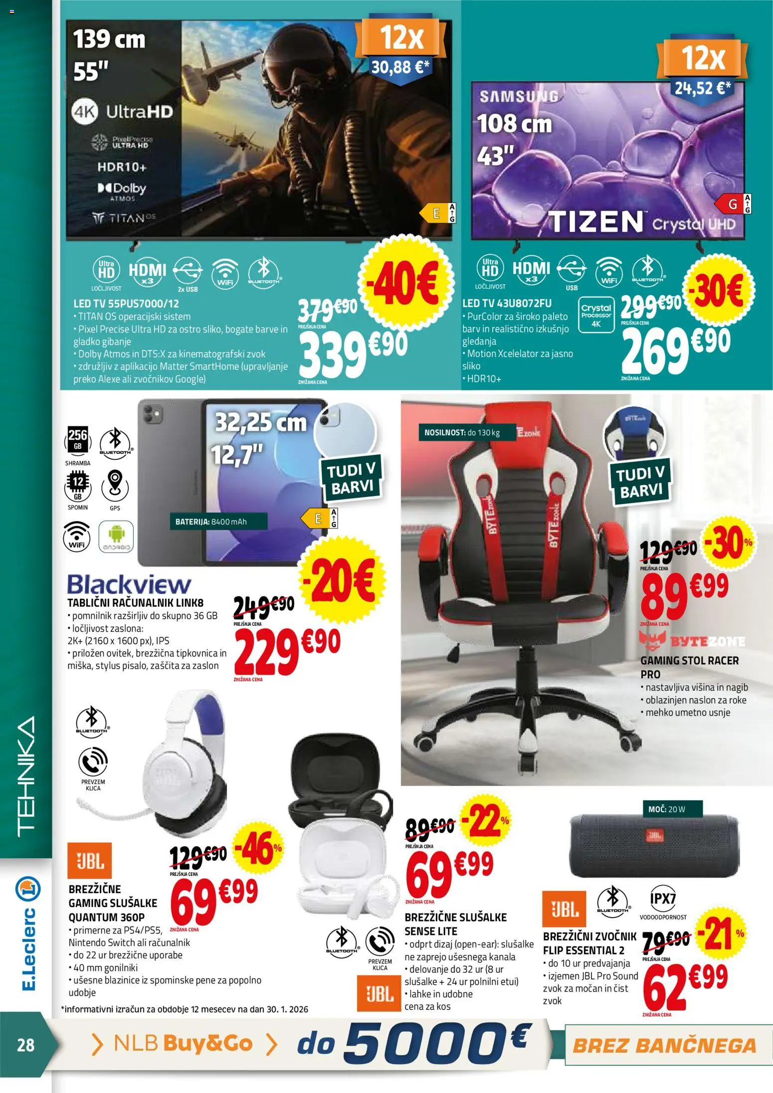 Novi E.leclerc katalog ponudbe – veljaven od 11.02.2026 | Stran: 28