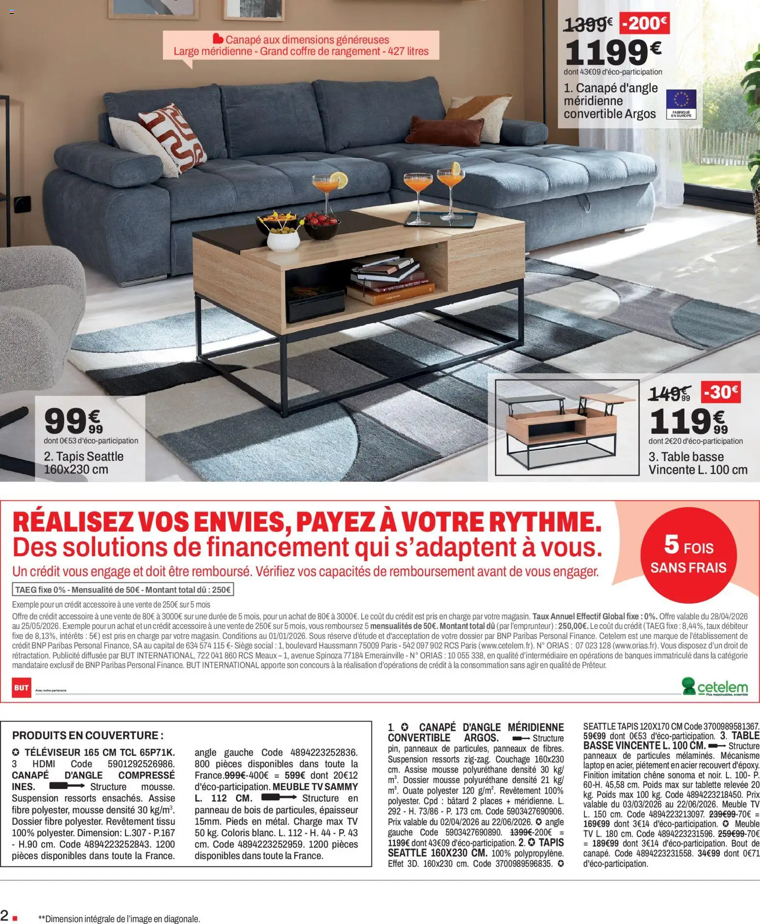 {H1} | Page: 2 | Produits: Meuble, Mousse, Televiseur, Canapé