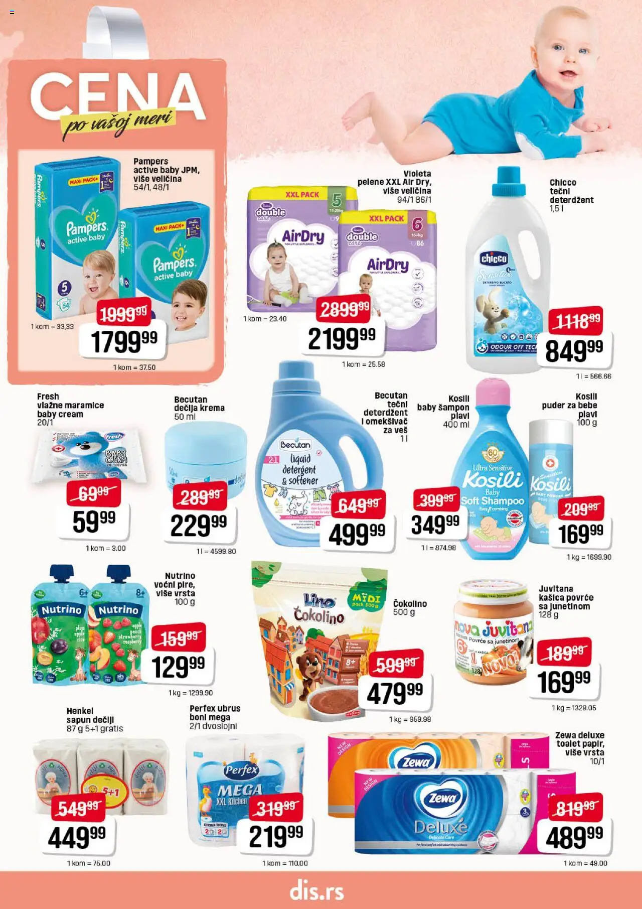 DIS katalog - važi od 31.07.2025 | Strana: 22 | Proizvode: Deterdžent, Puder, Šampon, Krema