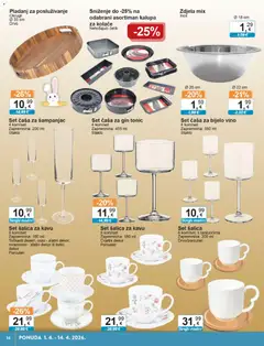 KTC - Katalog tehnike i posuđa - Pregled kataloga iz trgovine KTC, vrijedi od 01.04.2026 | Stranica: 14 | Proizvodi: Bijelo vino, Gin, Šalica, Pladanj