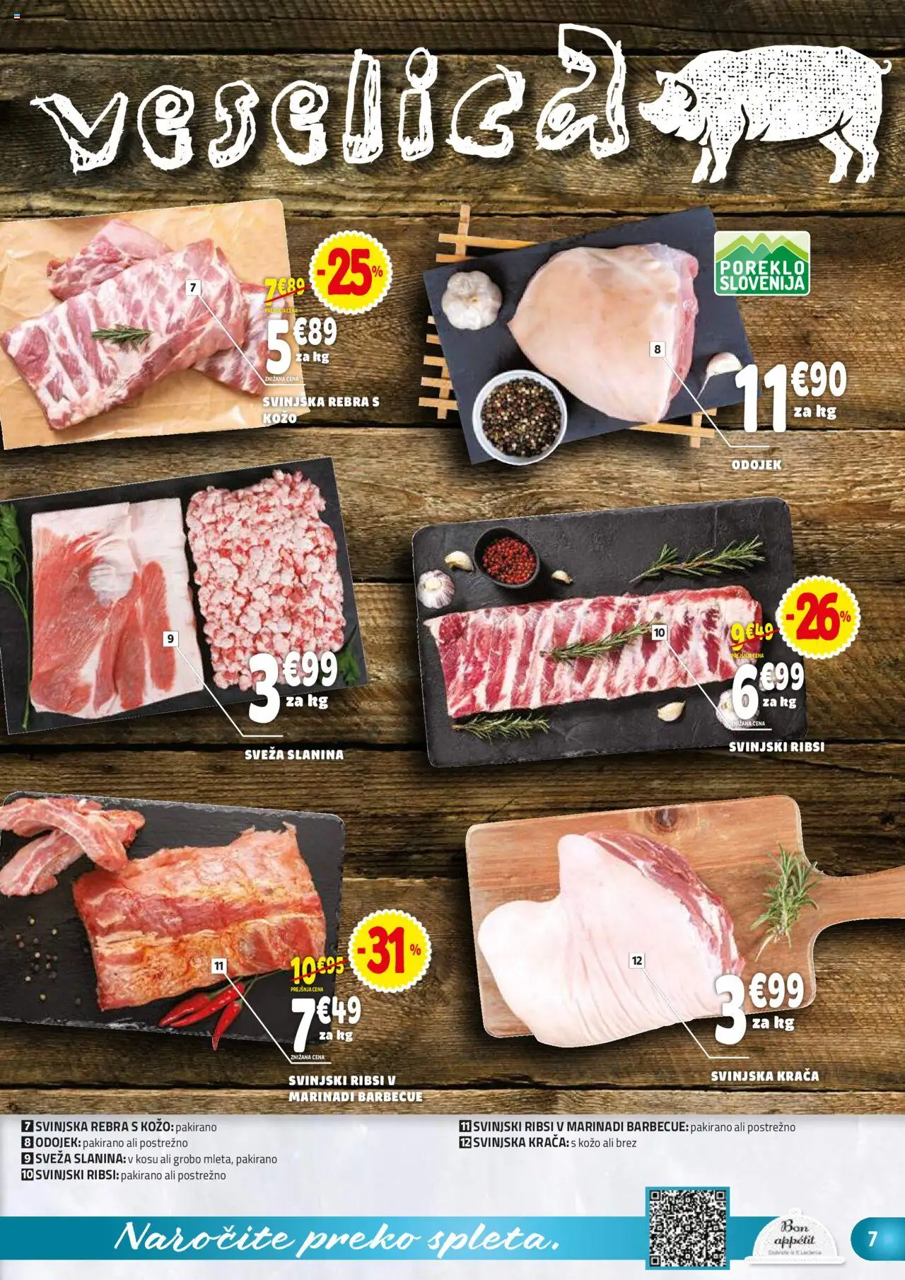E.leclerc katalog │ velja od 20.08.2025 | Stran: 7 | Izdelki: Slanina