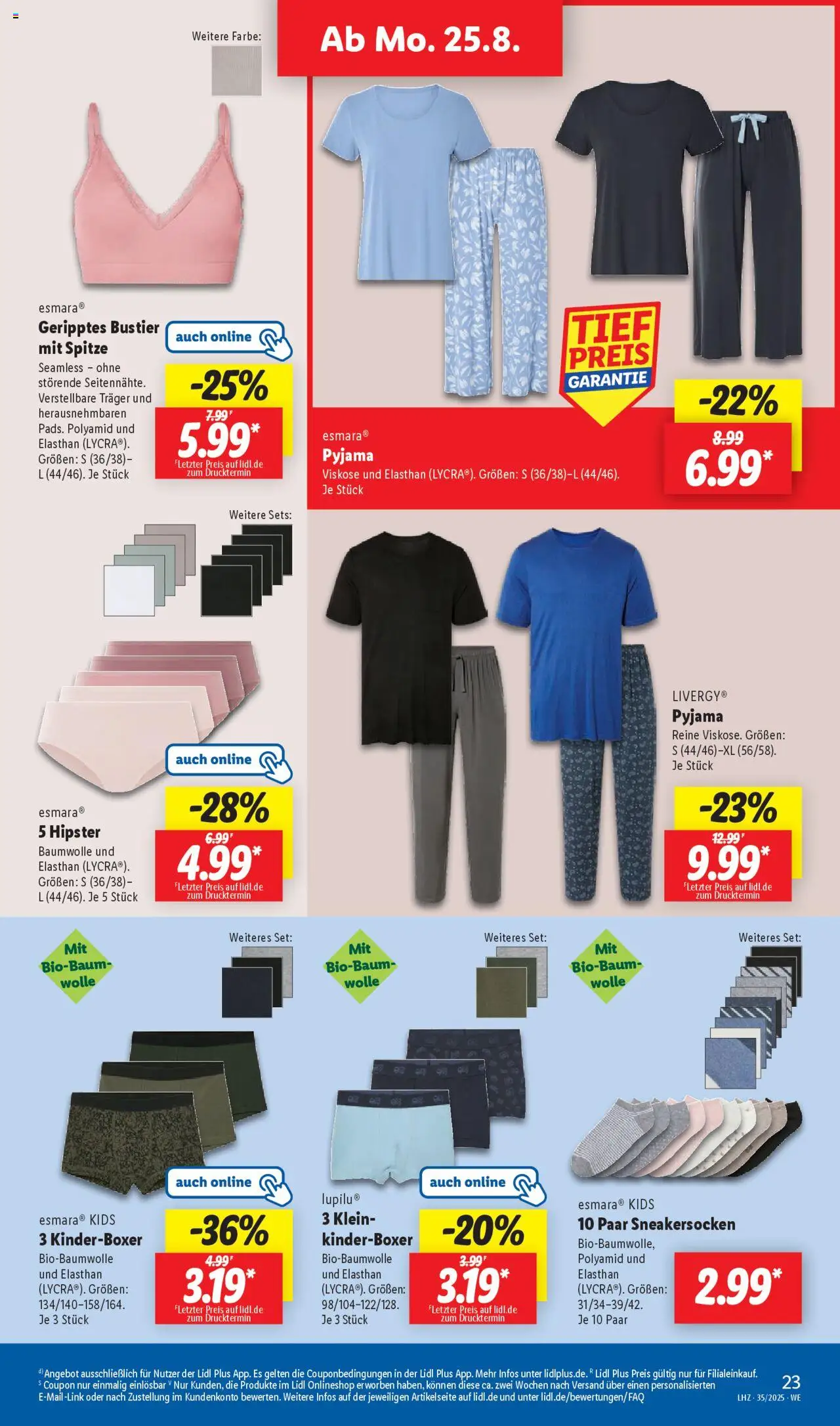 Lidl Prospekt Aarbergen - gültig ab dem 25.08.2025 | Seite: 33 | Produkte: Pyjama