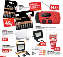 Jem & fix - Tilbudsavis gyldig fra 02.11.2025 | Side: 14 | Produkter: Rammer, Batterier, Tun, Batteri