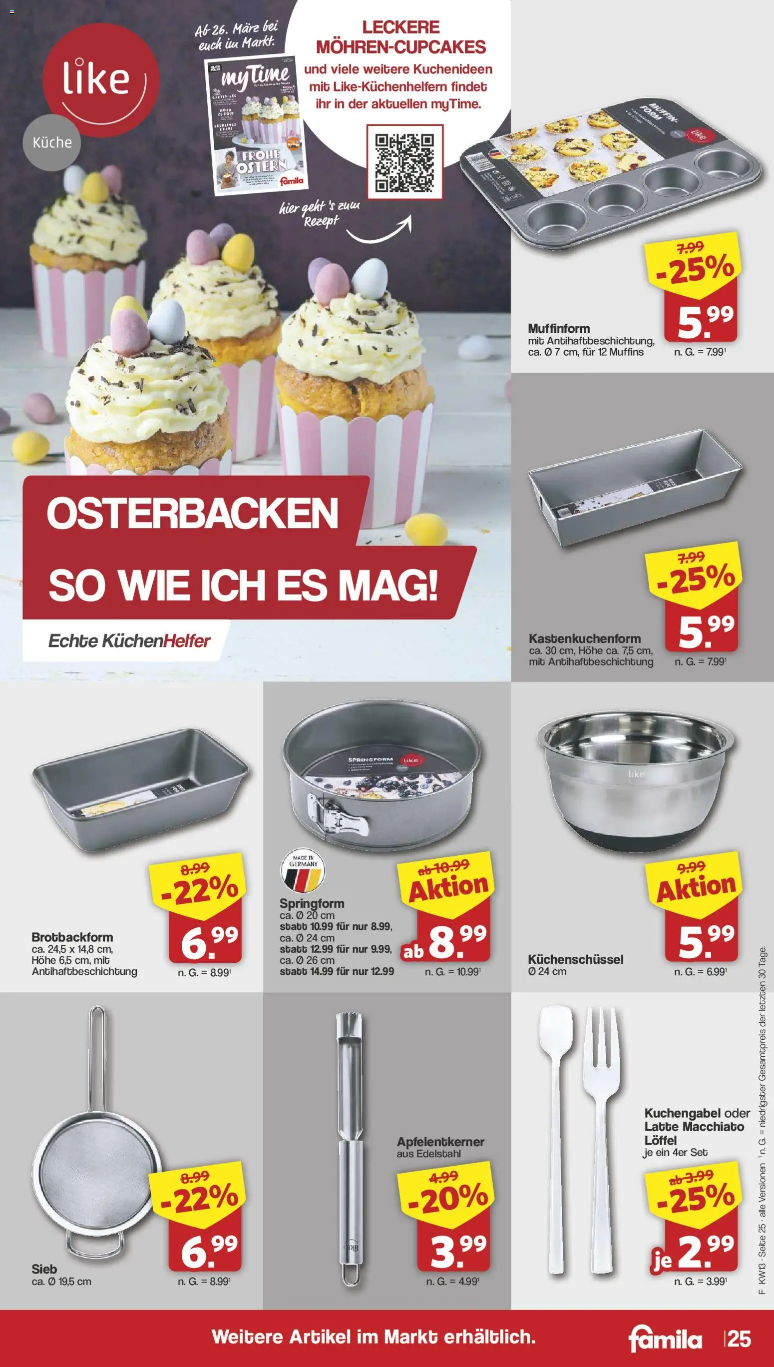 Famila Nordwest Prospekt 	 – gültig ab 23.03.2026 | Seite: 25 | Produkte: Küche