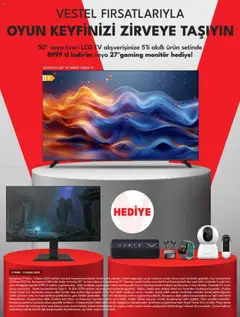 17.10.2025 tarihinden itibaren geçerli olan Vestel kataloğu önizlemesi | Sayfa: 14 | Ürünler: TV, Monitör, Televizyon, Oyun