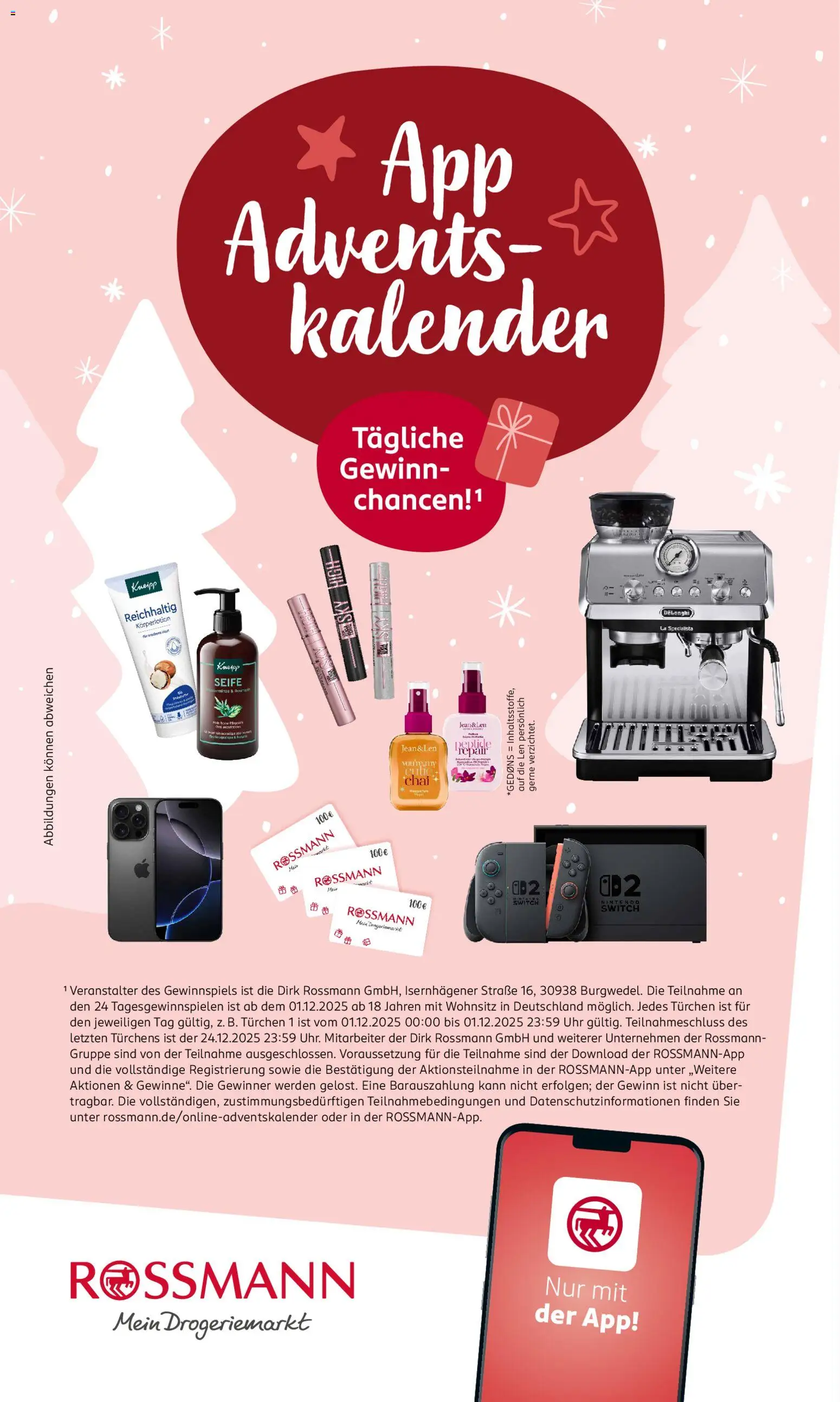Rossmann Prospekt 	 – gültig ab 08.12.2025 | Seite: 6 | Produkte: Seife, Körperlotion, Mascara, Smartphone