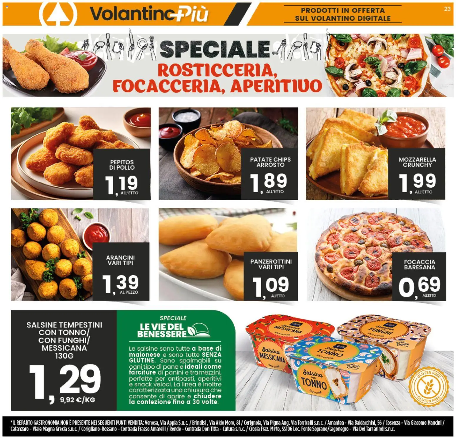 Volantino Interspar del 12.02.2026 | Pagina: 23 | Prodotti: Arrosto, Pane, Focaccia, Patate