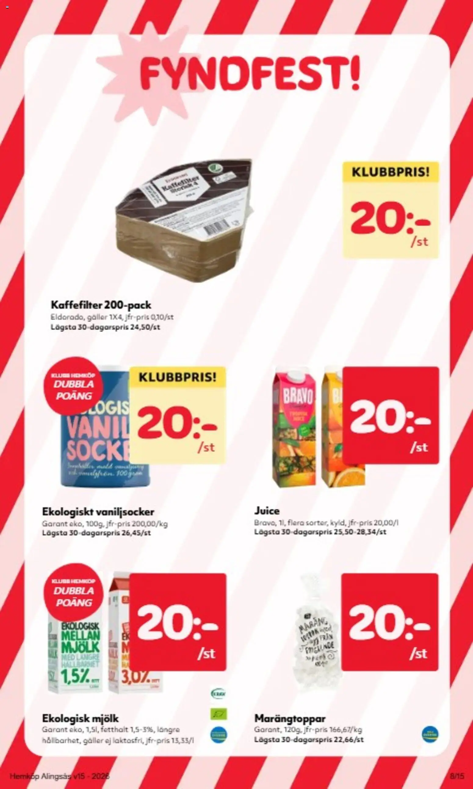 Hemköp reklamblad aktuell från 06.04.2026 | Sida: 5 | Produkter: Galler, Mjölk, Juice