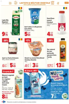 Ofertele Carrefour valabile de la 15.10.2025 | Pagină: 47 | Produse: Cașcaval, Mozzarella, Brânză cu mucegai, Verdeață