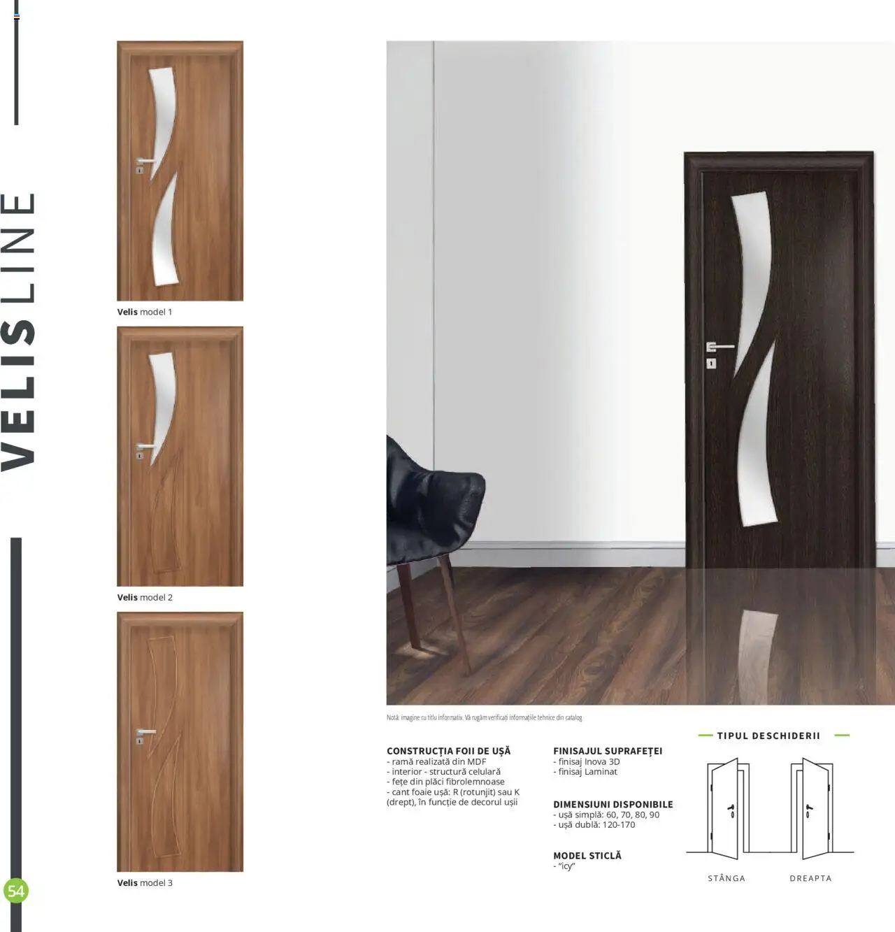 Noul catalog Proges – valabil de la 01.08.2025 | Pagină: 54 | Produse: Ușă