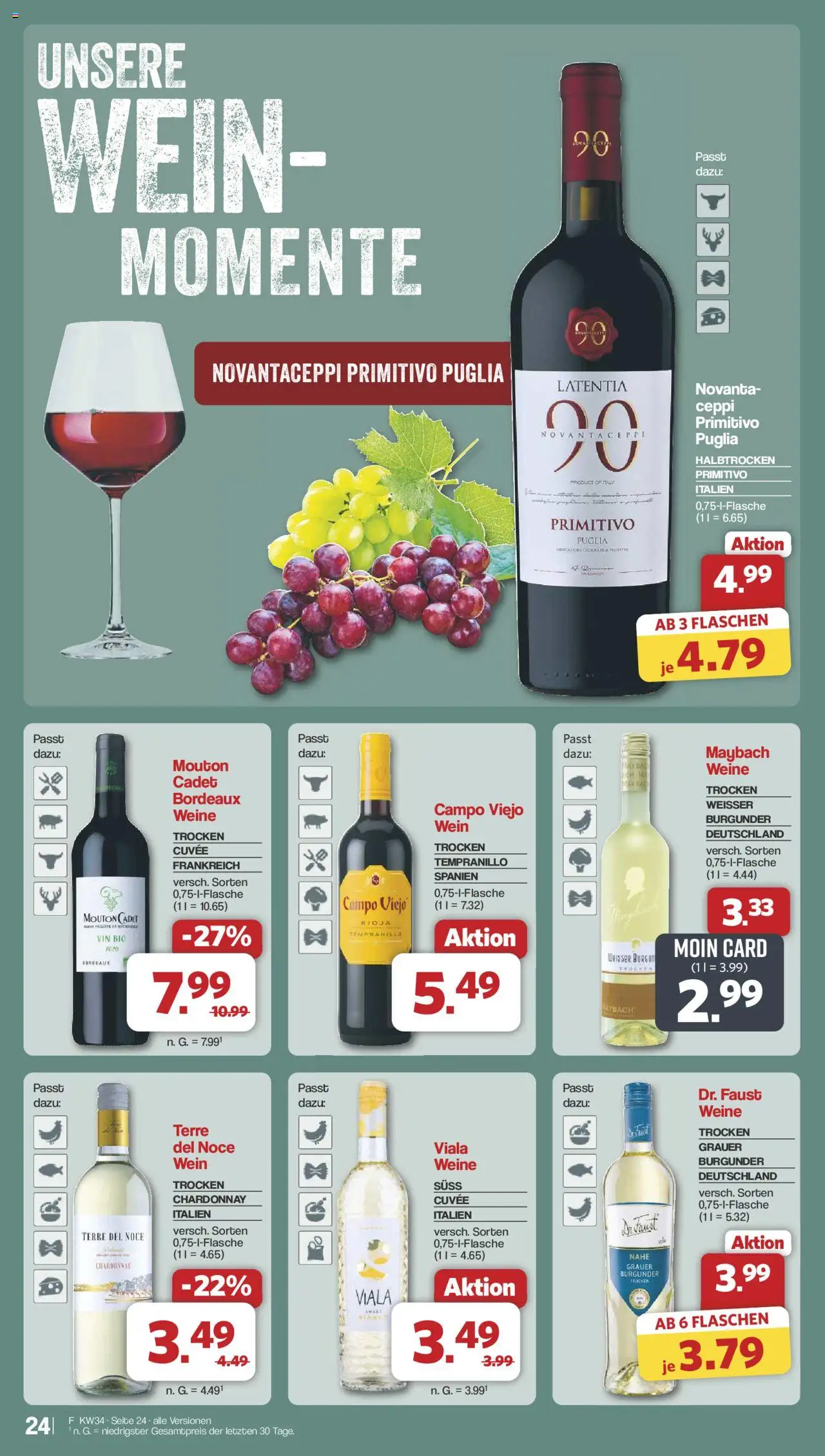 Famila Nordwest Prospekt 	 - gültig ab dem 18.08.2025 | Seite: 29 | Produkte: Wein
