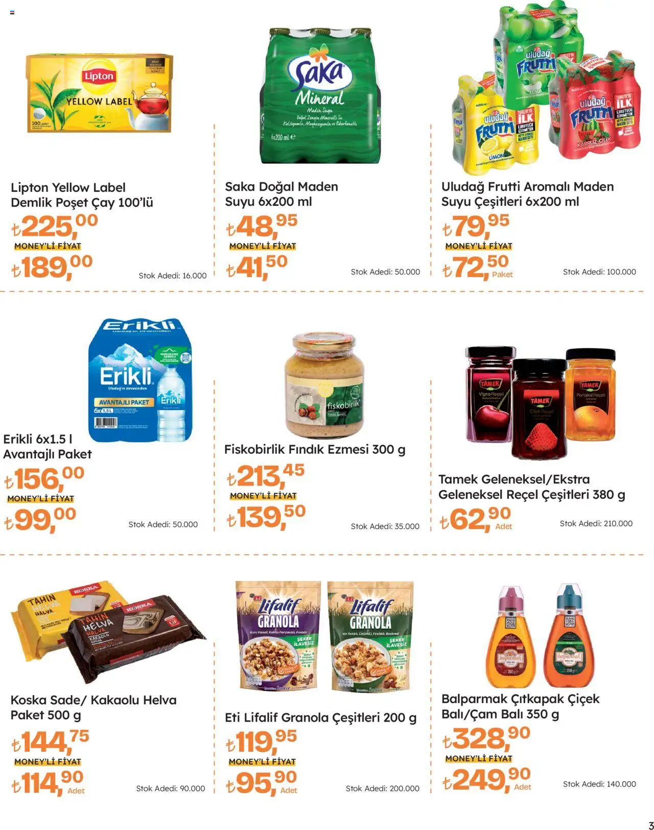 Migros Katalog - Migros Jet Dijital - 07.08.2025 tarihinden itibaren geçerlidir | Sayfa: 3 | Ürünler: Şeker, Çilek, Fındık, Su