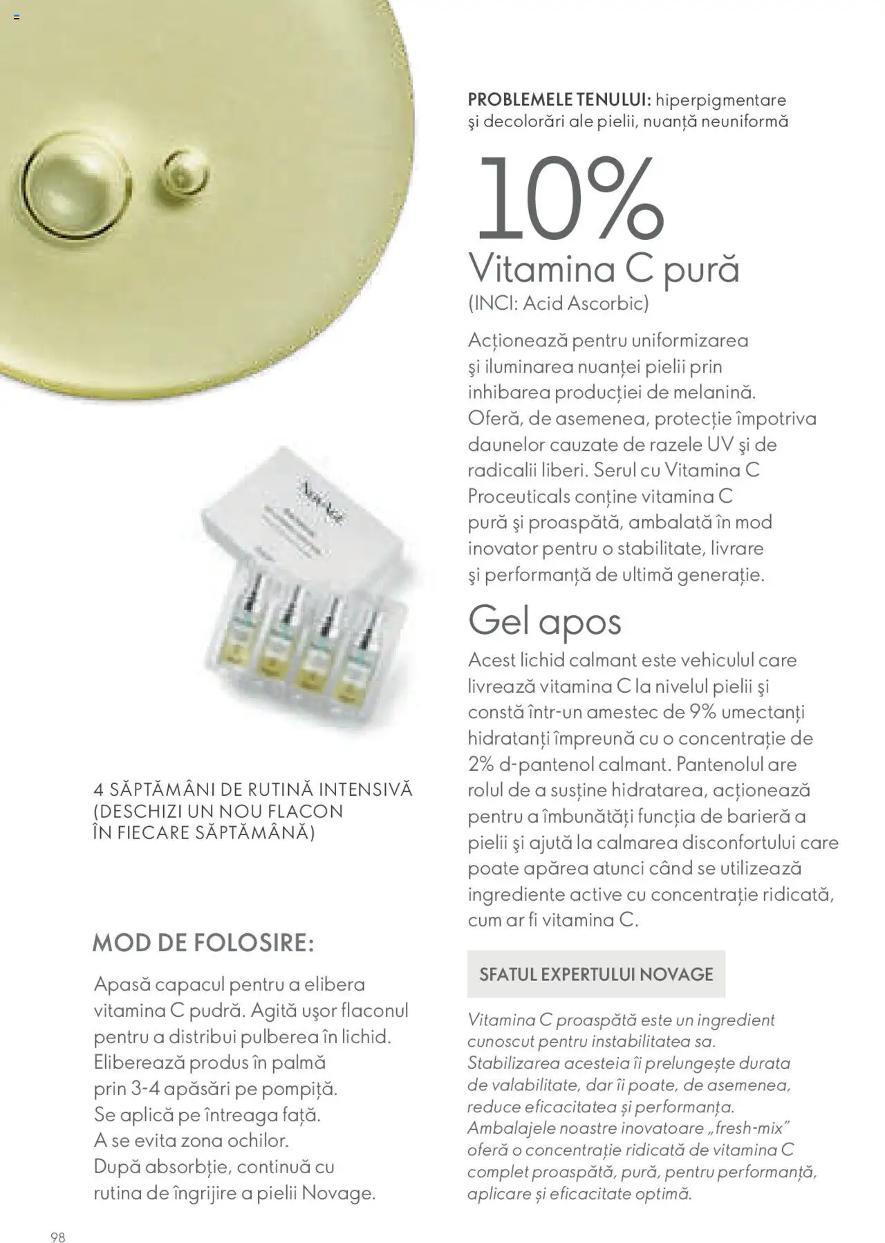 Oriflame catalog - Ghidul NOVAGE+ – valabil de la 01.03.2023 | Pagină: 98