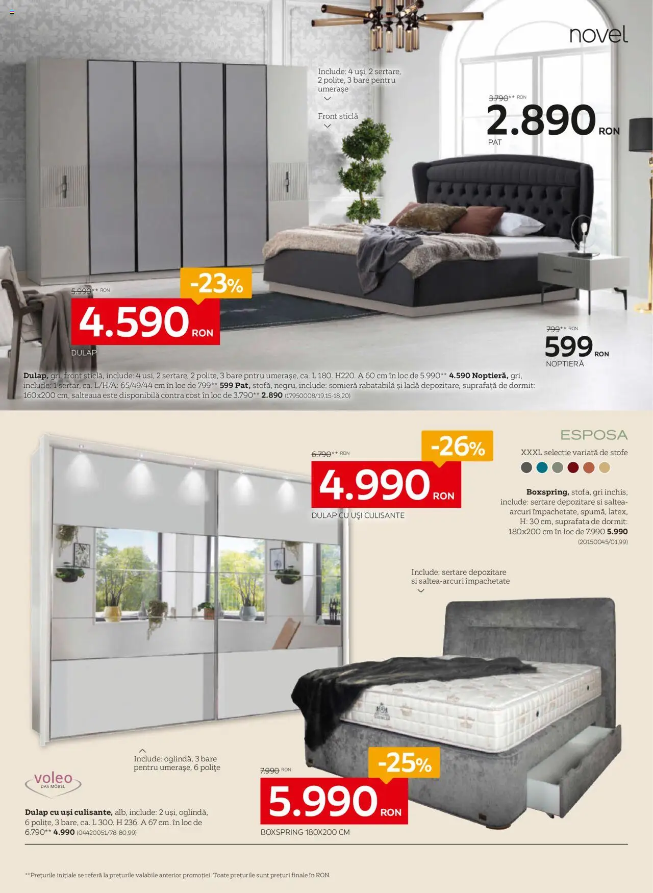 Noul catalog XXXLutz – valabil de la 06.10.2025 | Pagină: 8 | Produse: Saltea, Noptieră