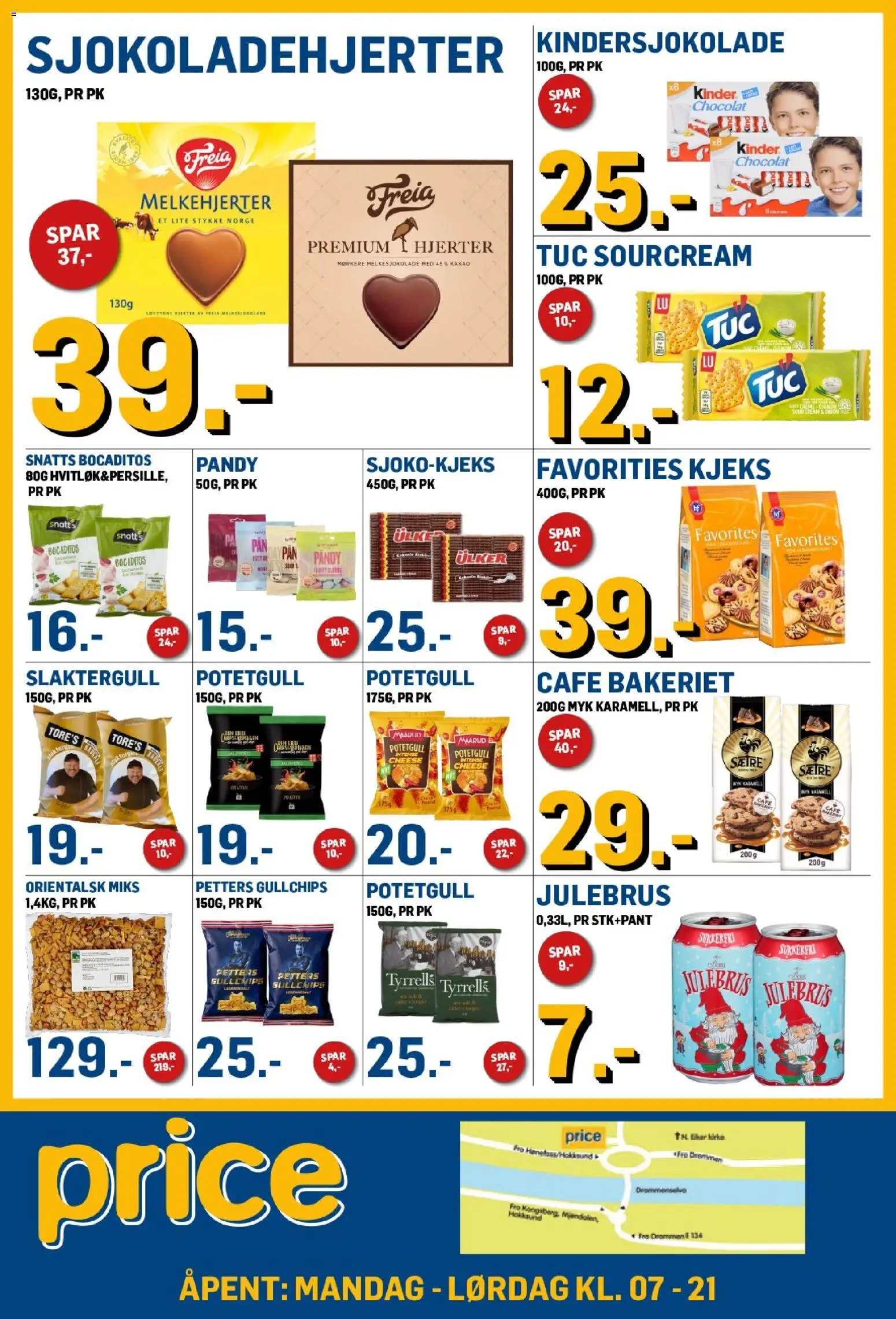 {H1} | Side: 7 | Produkter: Potetgull, Суміш дитяча, Bad, Орегано