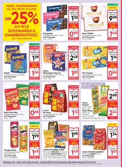 Maximarkt Flugblatt ab 23.12.2025 gültig | Seite: 14 | Produkte: Chips, Папионка