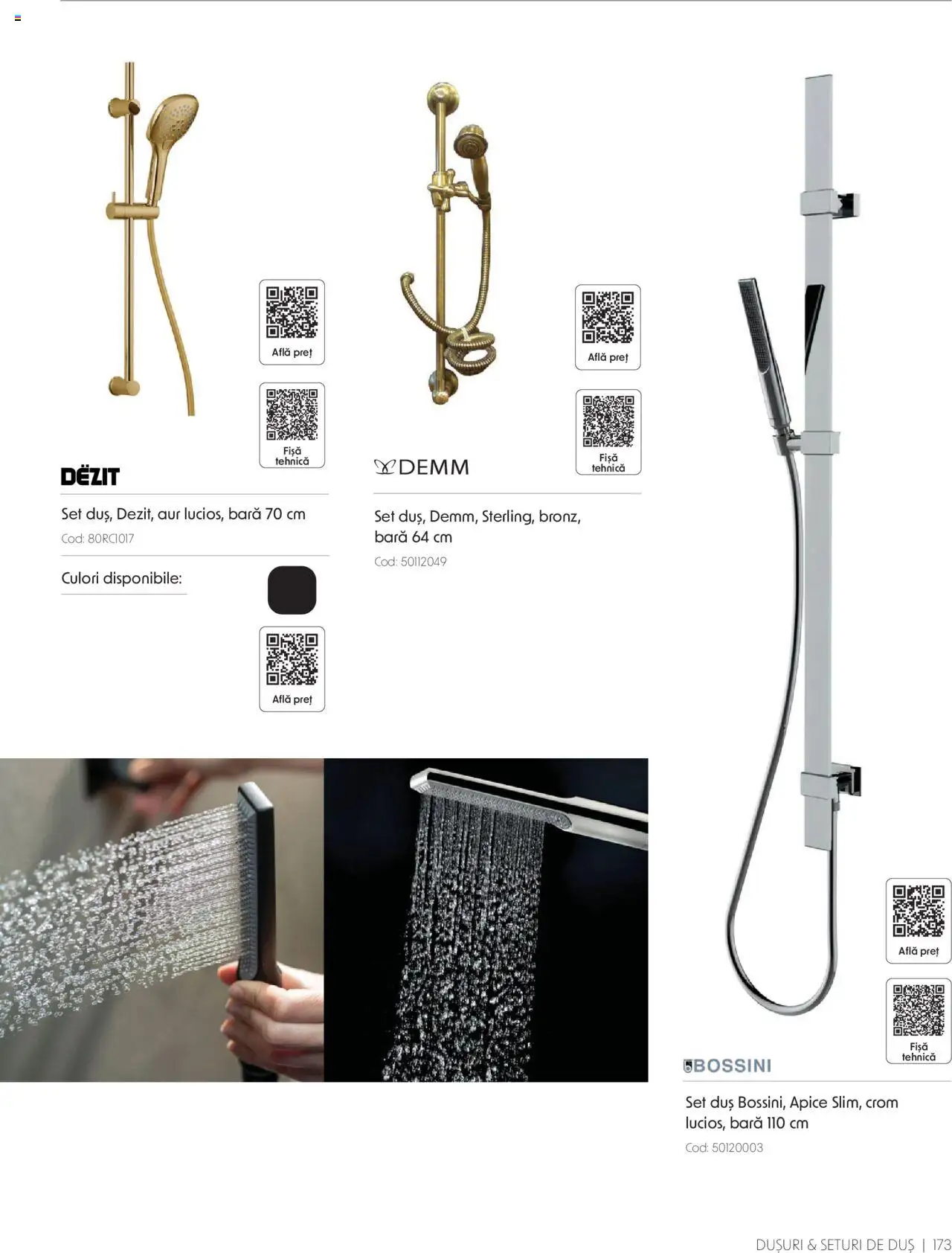 Catalog Romstal – valabil de la 25.11.2024 | Pagină: 173 | Produse: Duș