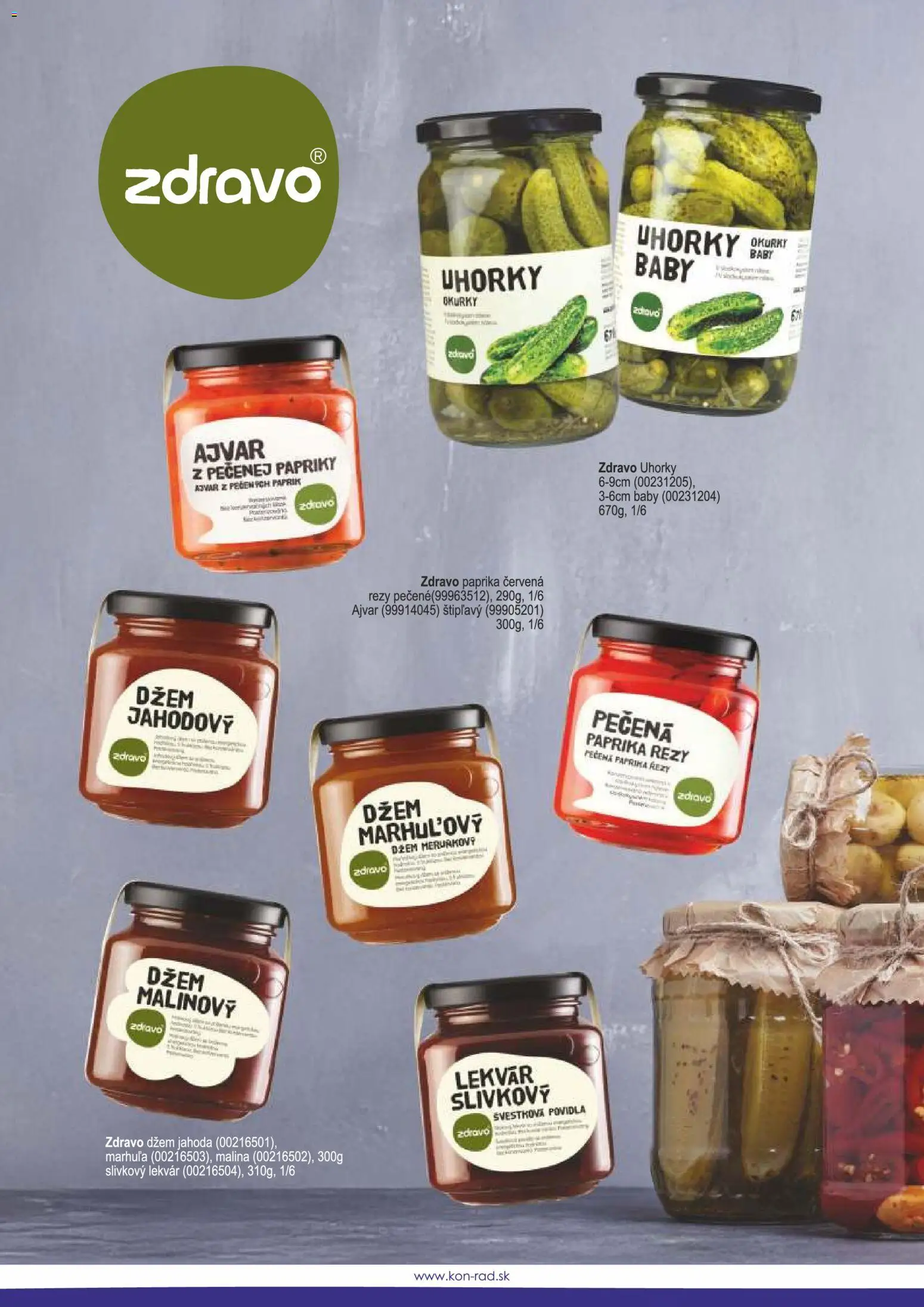 Nové KON - RAD akcie – leták je platný od 08.12.2025 | Strana: 46 | Produkty: Paprika, Uhorky