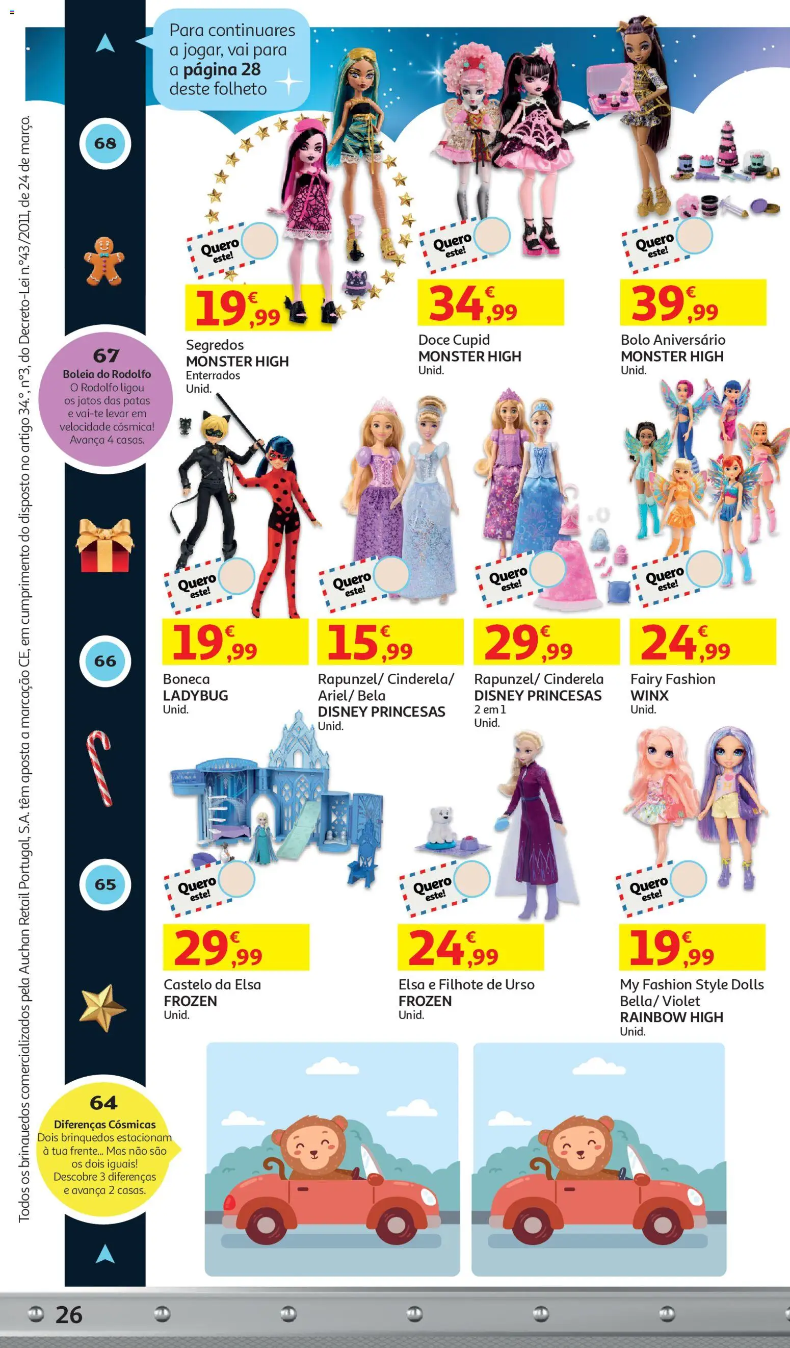 Auchan - A grande fábrica de Natal │ válido de 05.11.2025 | Página: 26 | Produtos: Bolo