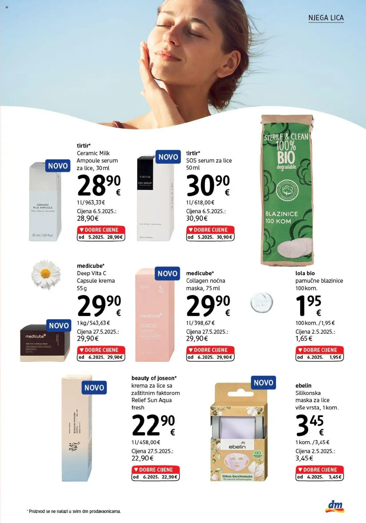 DM katalog | vrijedi od 01.07.2025 | Stranica: 21 | Proizvodi: Krema za lice, Serum za lice, Maska za lice, Maska