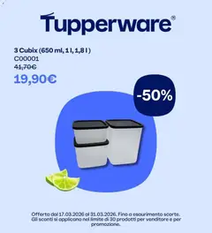 Anteprima del volantino Tupperware volantino valido a partire dal 30.03.2026
