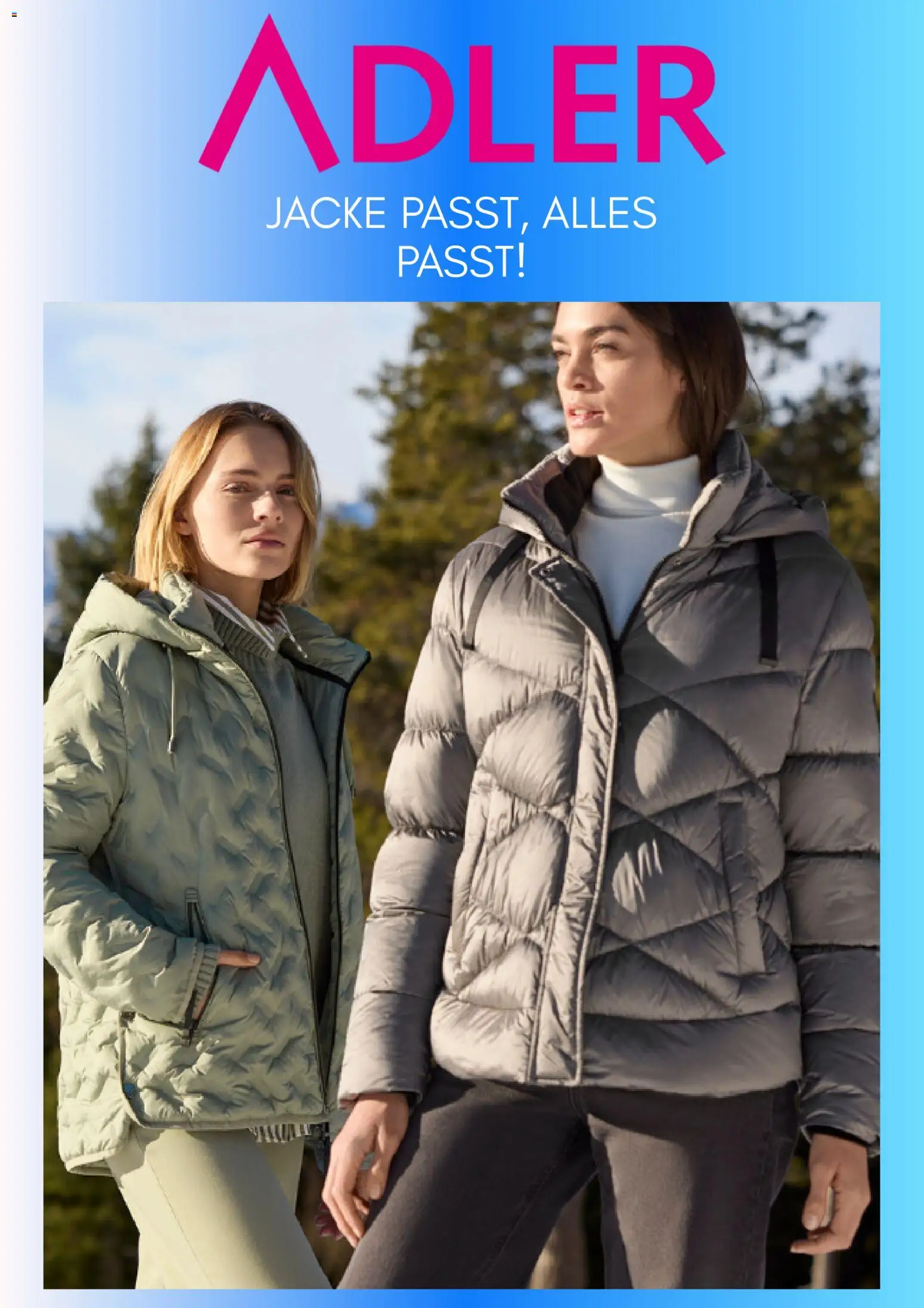 Adler Prospekt 	 – gültig ab 03.11.2025 | Seite: 1 | Produkte: Jacke