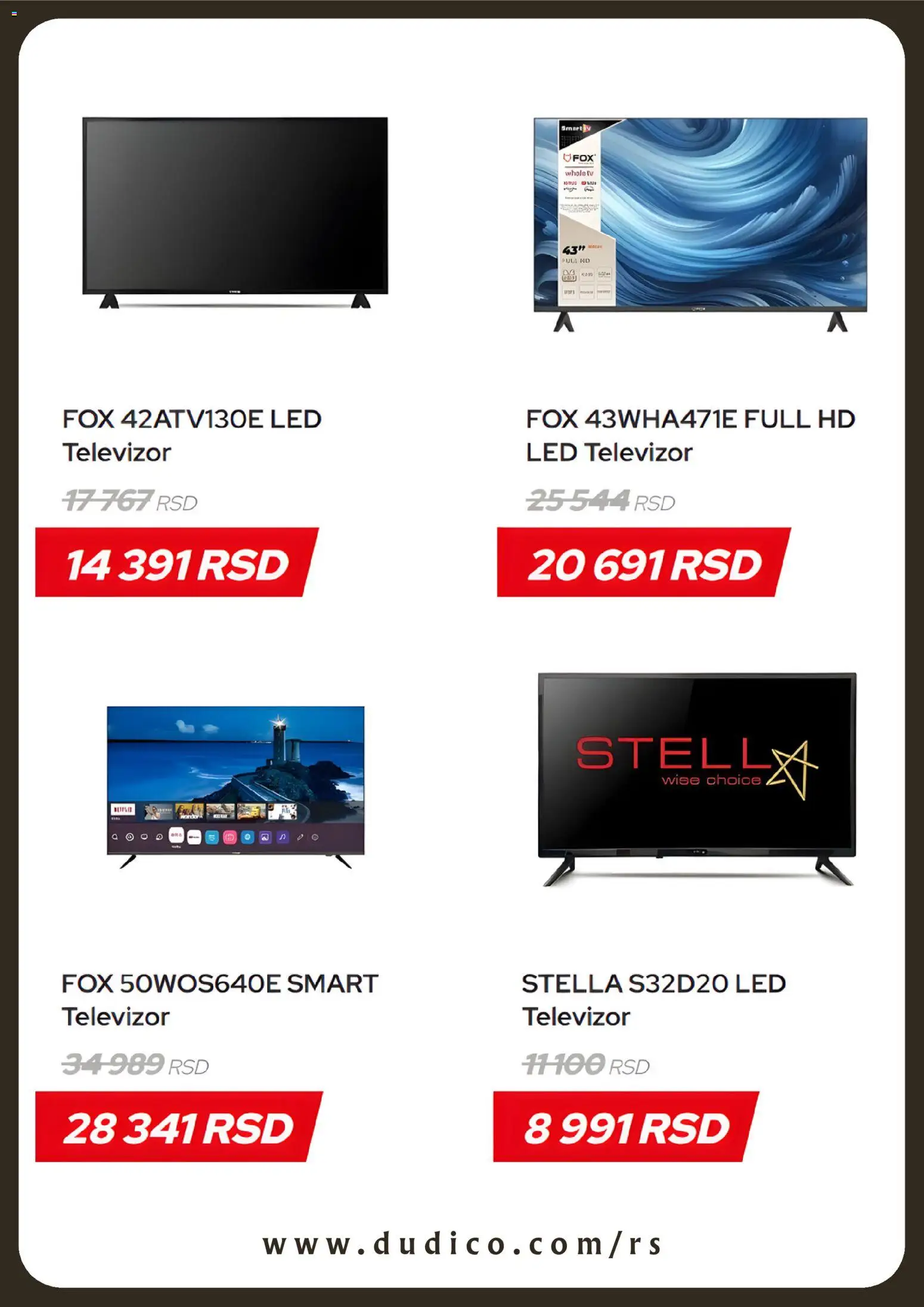 Dudi co. katalog - važi od 06.03.2026 | Strana: 3 | Proizvode: Televizor, LED televizor