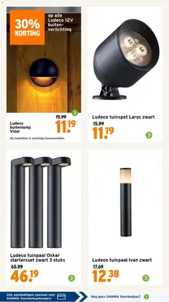 GAMMA folder - Voorbeeld van een folder van GAMMA, geldig van 23.03.2026 | Pagina: 15 | Producten: Verlichting