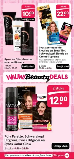 Syoss en Gliss shampoo en conditioners, Syoss en Gliss shampoo en conditioners - Voorbeeld van een folder van Etos, geldig van 16.02.2026 | Pagina: 20