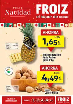 Vista previa Froiz Oferta semanal válido desde el 22.12.2025